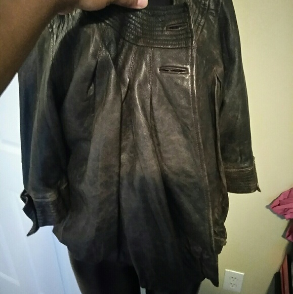 COPY - Leather jacket - Picture 3 of 4